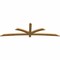 Ekena Millwork Davenport Timber Gable Bracket, Western Red Cedar, 108"W x 31 1/2"H x 2"D x 4"F, 7/12 Pitch GBW108X31X0204DAV00RWR - alternate 5